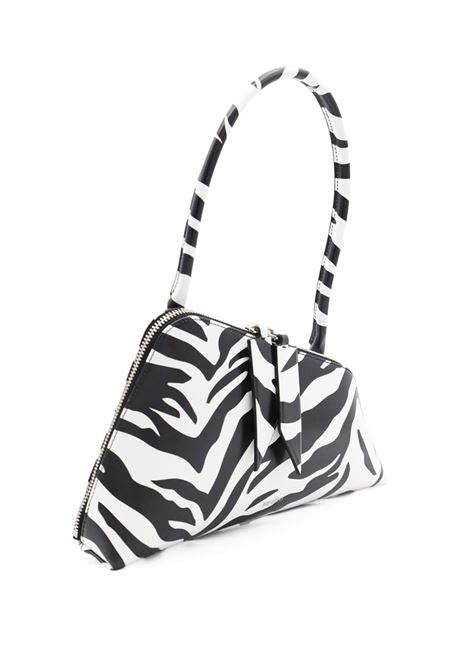 Borsa a spalla Sunrise in bianco e nero The Attico - donna THE ATTICO | 236WAH00042LBT020PR020